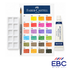FABER-CASTELL Creative Studio Watercolour Paint Set – 24 x 9ml Tubes